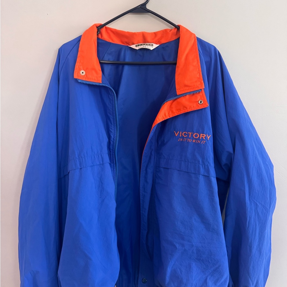 Blue and Orange Victory Windbreaker Florida Gators Colors